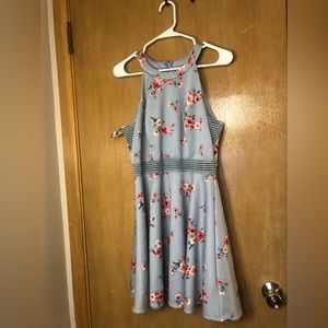 CITY TRIANGLE Blue Floral Spring Dress Size 15